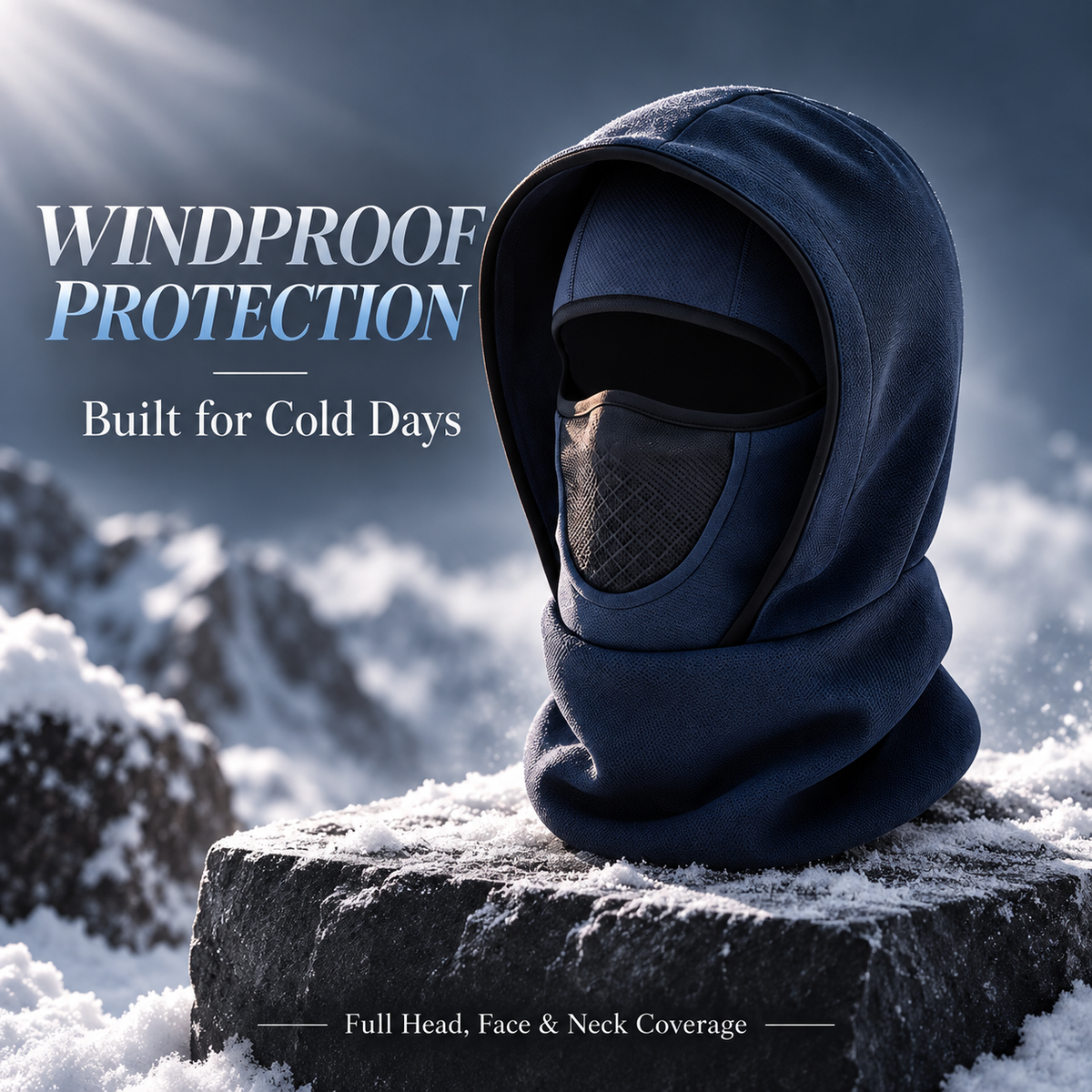 Unisex Thermal Balaclava – Windproof Full Face Winter Hood