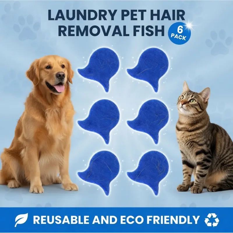 ⚡ The Ultimate Laundry Cheat Code: The 6-Pack Magic Pet Hair Removal Fish That Snatches Every Fur & Cleans Your Clothes Automatically! 🧺🐱