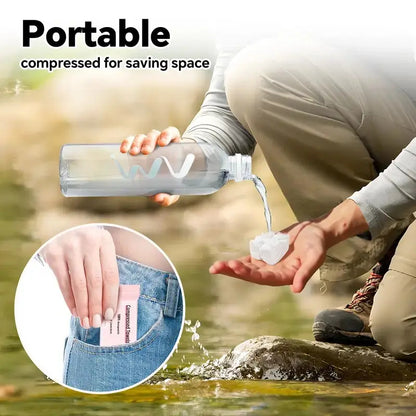 🧻 Compressed Towel Tablets – 30-Pack Portable Travel Towels ✈️