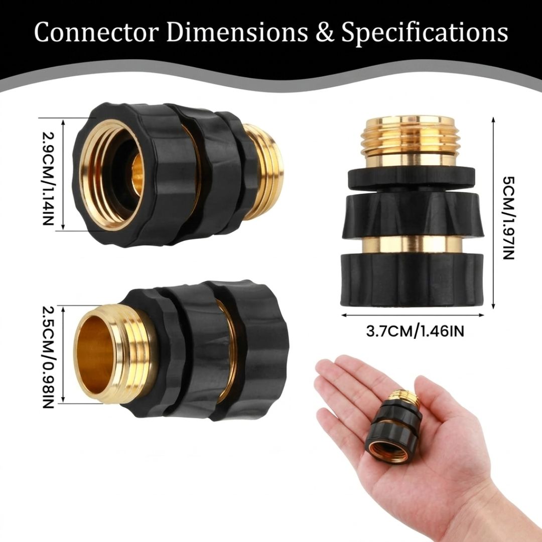 ✨Garden Hose Quick Connectors 3/4-Inch Male and Female