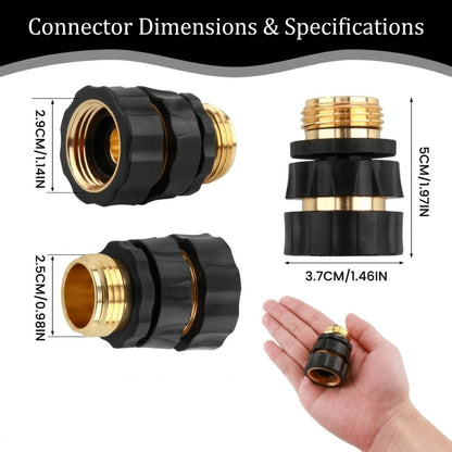 ✨Garden Hose Quick Connectors 3/4-Inch Male and Female