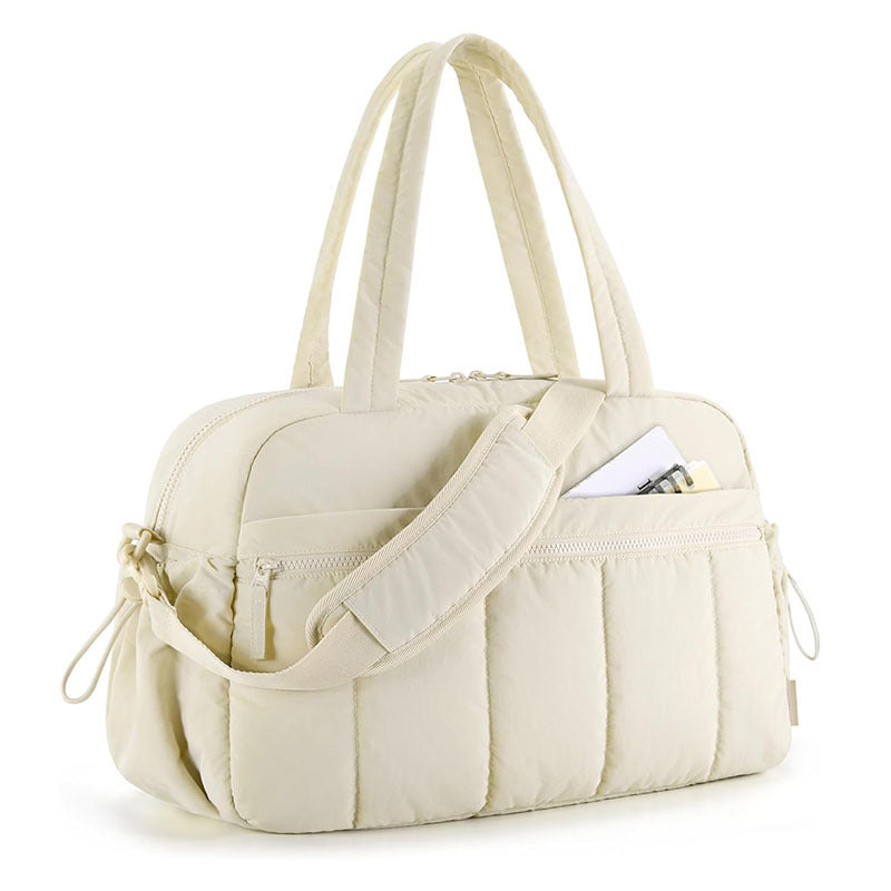 Large Capacity Travel Tote Bag with Wet & Dry Compartment