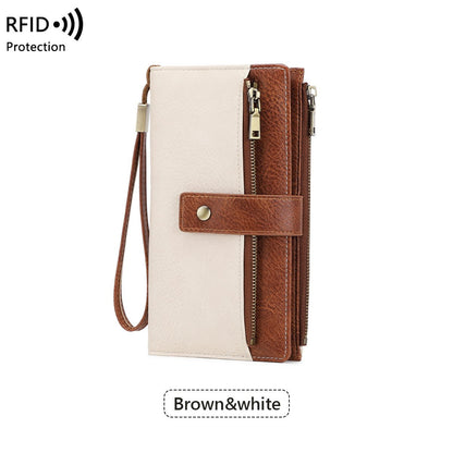 👛 Lock Your Privacy | Limited-Time 49% OFF! Women's RFID Blocking Premium Leather Wallet & Multi-Slot Compact Organizer ✨