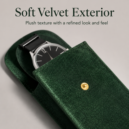 Velvet Watch Travel Pouch