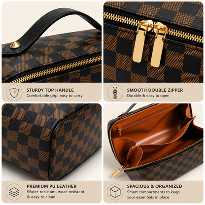 ✨ Premium PU Cosmetic Bag