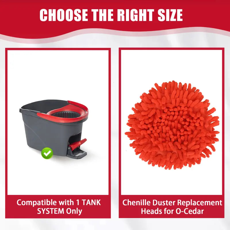 🔥 Turn Your Mop Into A High-Reach Dust Trap In 1 Second! 🧹✨（Dry cleaning collection tub and handle not included）