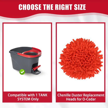 🔥 Turn Your Mop Into A High-Reach Dust Trap In 1 Second! 🧹✨（Dry cleaning collection tub and handle not included）