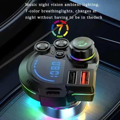 ⚡ Give Your Old Ride A $100K Tech Brain: The 30W PD Turbo Car Bluetooth 5.3 Transmitter That Unleashes Heavy-Bass Concert Audio Instantly! 🚗🎵