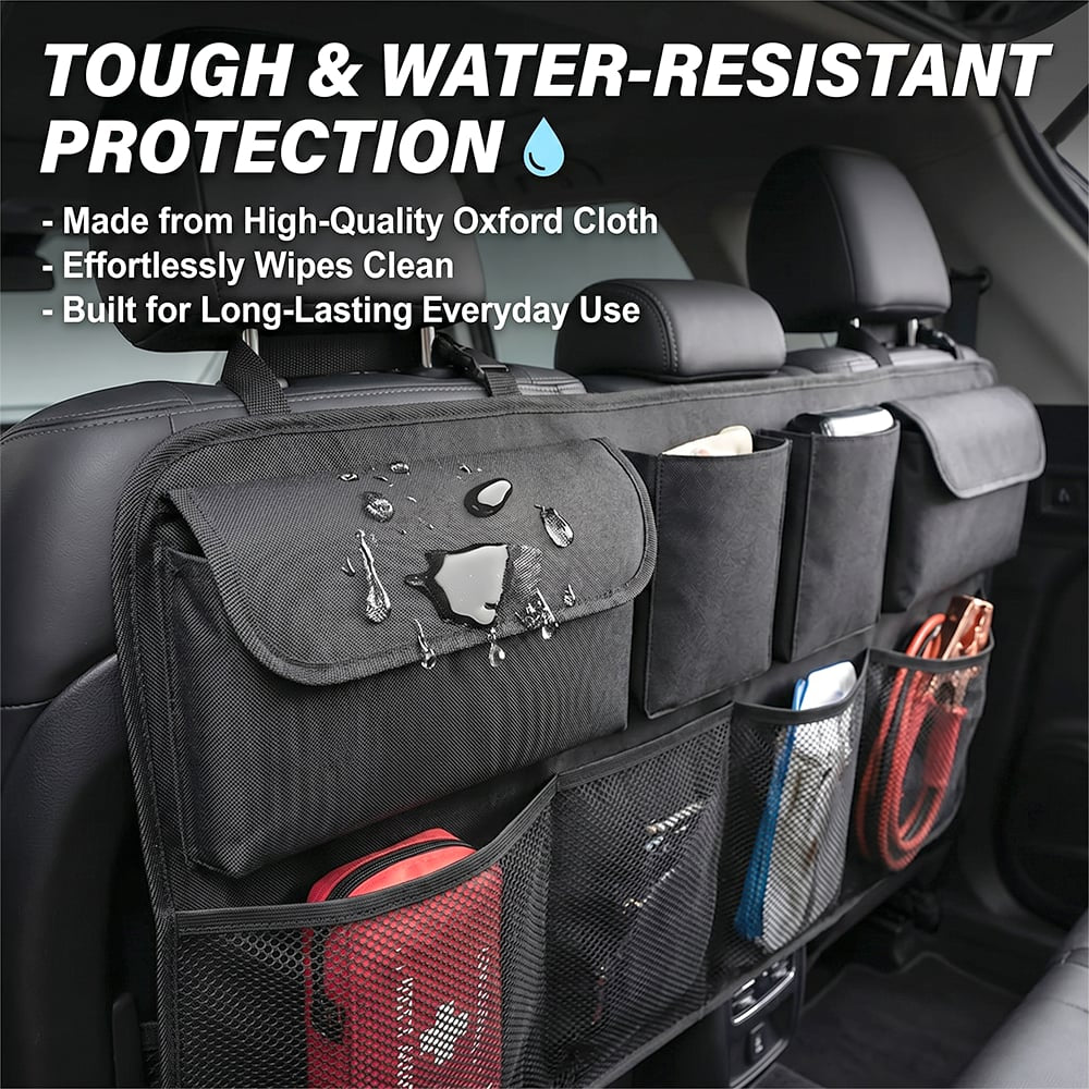 🚗📦Car Trunk Organizer – Hanging Storage with 8 Pockets for SUVs & Trucks