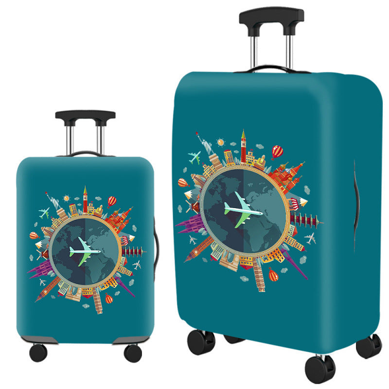 ✈️ Spot Your Bag Instantly | Fashion Cat Print Travel Luggage Cover Protector Anti-Scratch High-Elastic Suitcase Skin 🧳