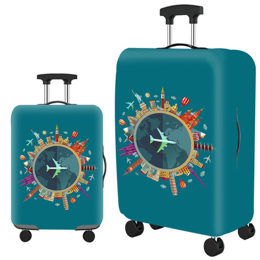 ✈️ Spot Your Bag Instantly | Fashion Cat Print Travel Luggage Cover Protector Anti-Scratch High-Elastic Suitcase Skin 🧳