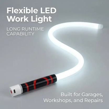 ⚡ Defeat the Darkness: The 24/7 Heavy-Duty 27" Bendable Magnetic LED Work Light That Goes Where Ordinary Flashlights Can't! 🛠️🔦