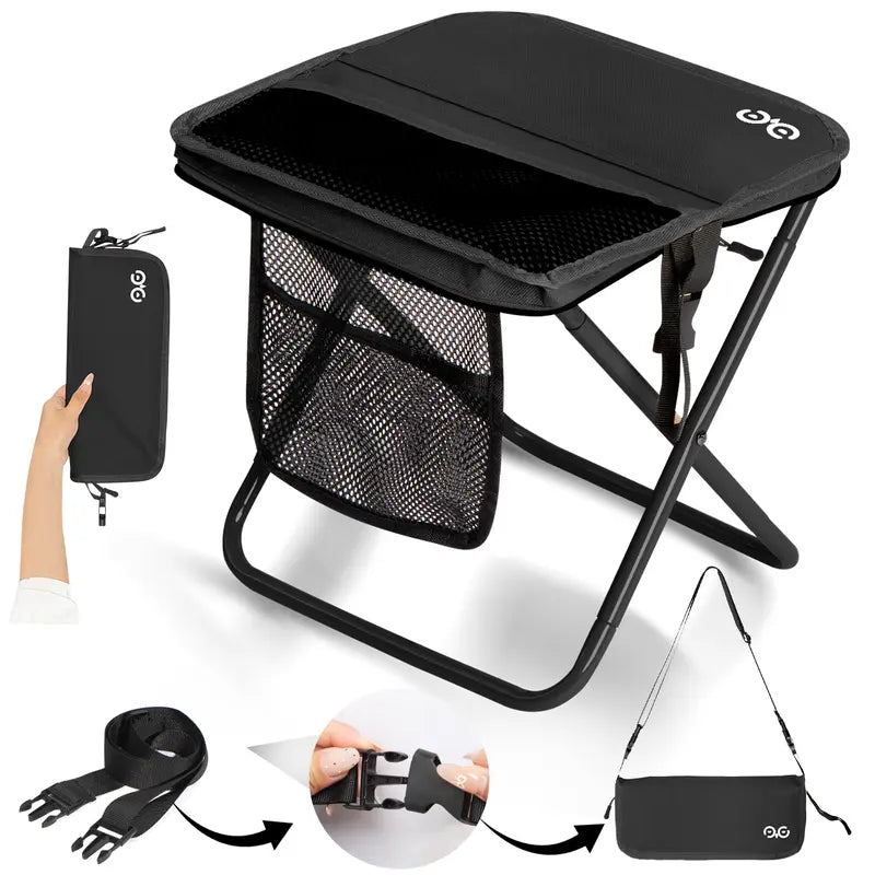 🎒 Feather-Light, Steel-Strong: The 1.5 lbs Folding Chair That Safely Holds Up to 400 lbs! 🏕️🔥