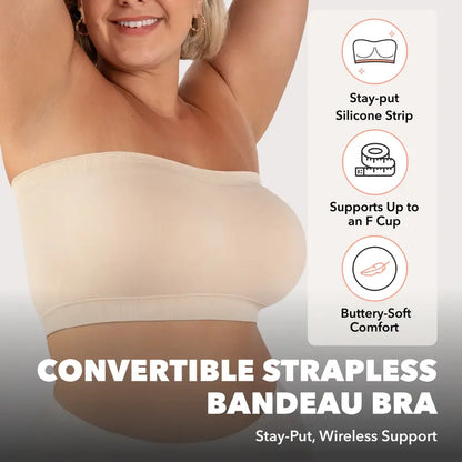 ☁️🚫Goodbye Slipping! The Only Strapless Bra That Actually Stays Up (And Feels Like A Cloud)