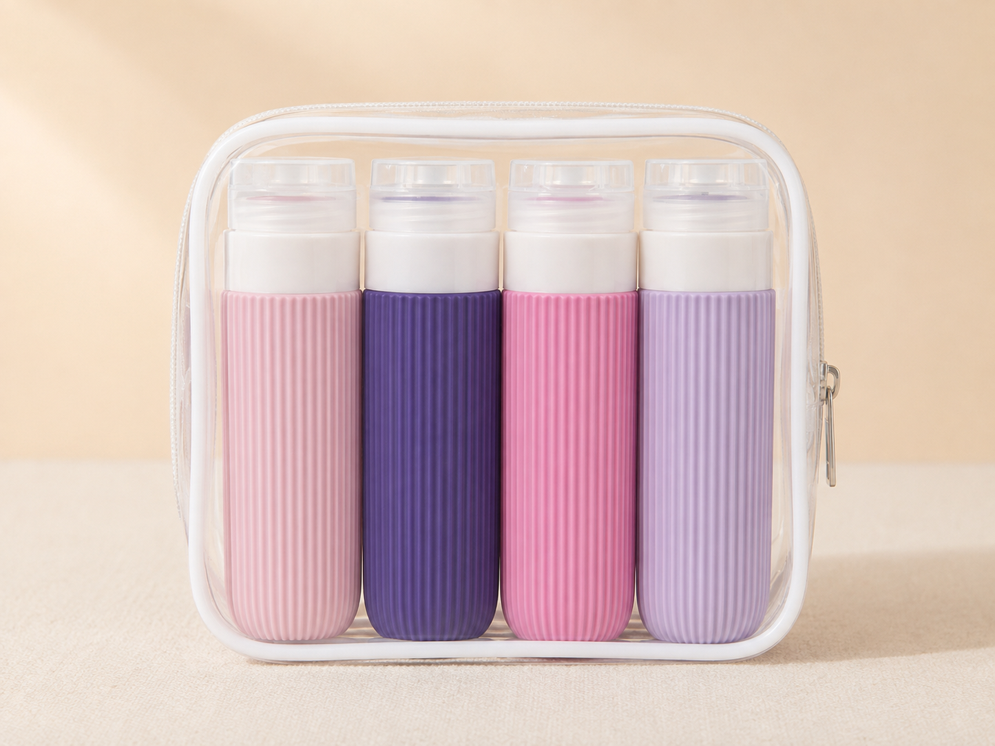 4/8-Piece Silicone Travel Bottle Set