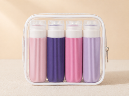4/8-Piece Silicone Travel Bottle Set