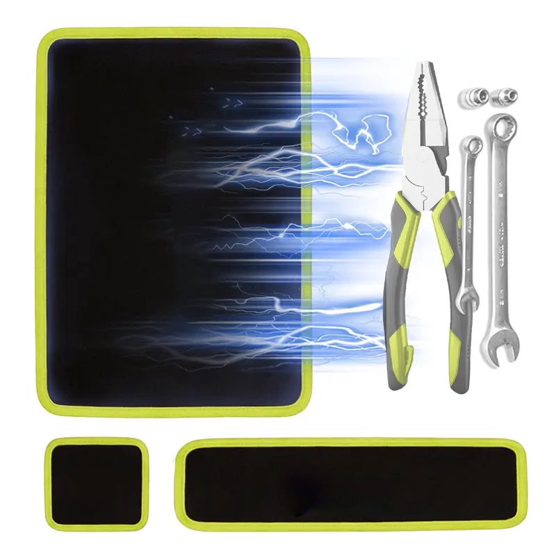 ⚡ The Ultimate Garage Cheat Code: The 3Pc Flexible Magnetic Tool Mat Set That Snatches Every Bolt & Defeats Vehicle Scratches Forever! 🛠️🧲
