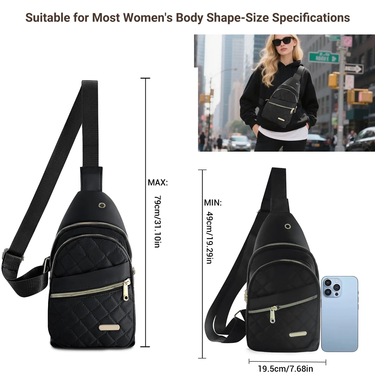 ✈️ Travel Sling Backpack | Lightweight & Stylish 🎒