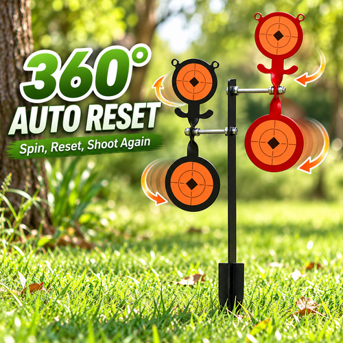 Ground-Mounted Auto-Reset Spinning Target