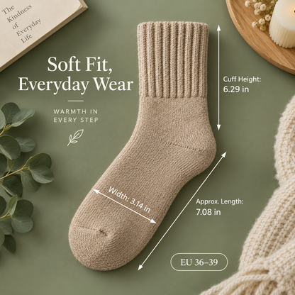 5-Pack Women’s Warm Mid-Calf Socks