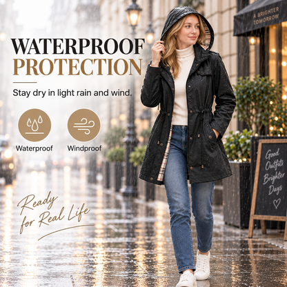 Women's Lightweight Hooded Rain Jacket