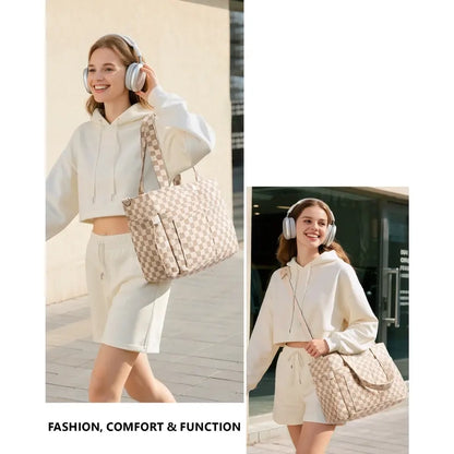 👜 Chic & Spacious Daily Tote Bag | Minimalist Leather Shoulder Bag for Women ✨