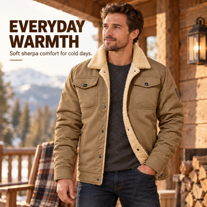 Men’s Sherpa-Lined Trucker Jacket