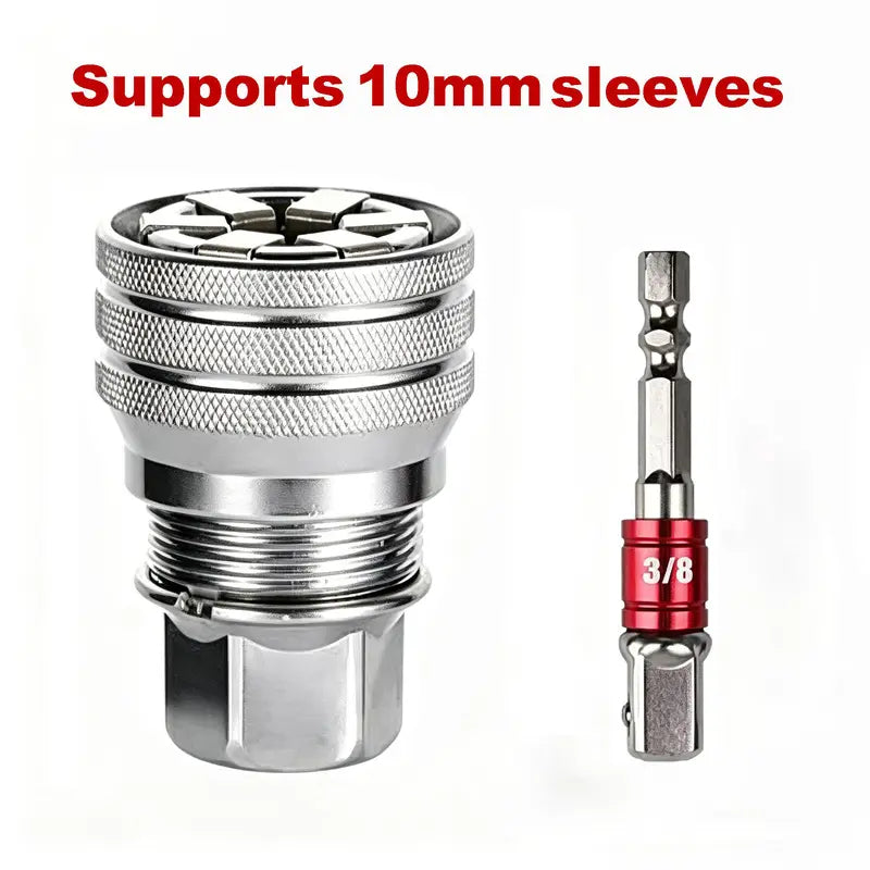 ⚡ The Tool That Replaces Your Entire Toolbox: The Heavy-Duty Universal Socket That Snaps Onto Any Nut, Hook & Stripped Bolt Instantly! 🛠️🔥