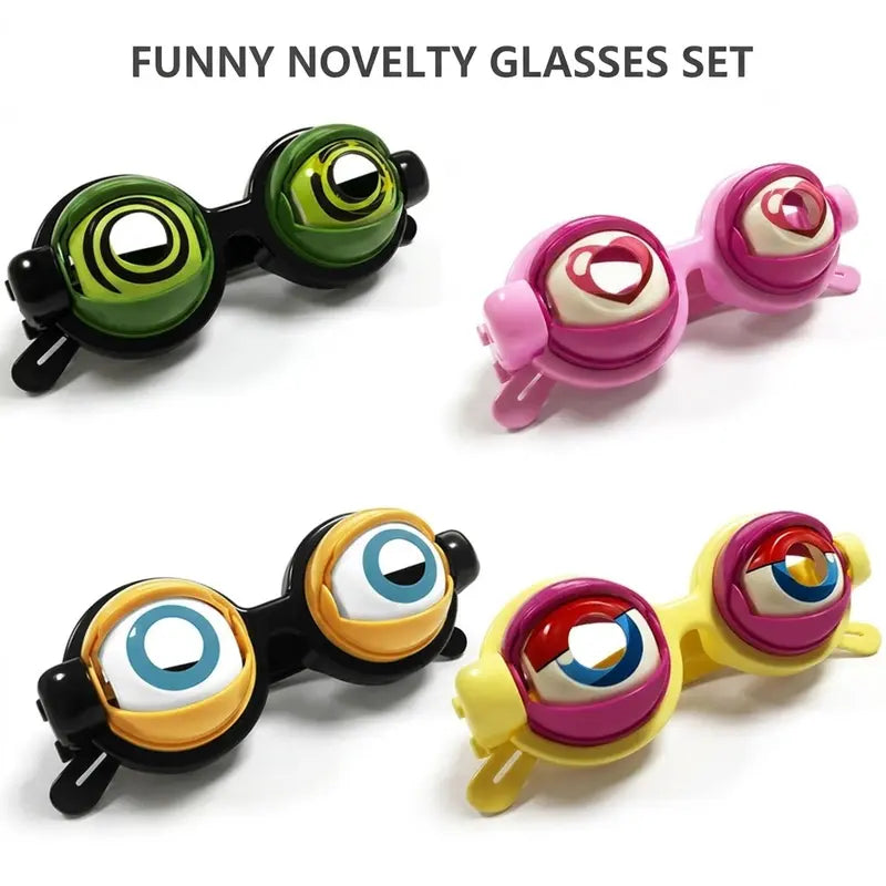 🔥 The Ultimate Party Icebreaker: The Kinetic Crazy Eyes Glasses That Turn You Into A Walking Meme Instantly! (No Batteries Required) 🤪⚡