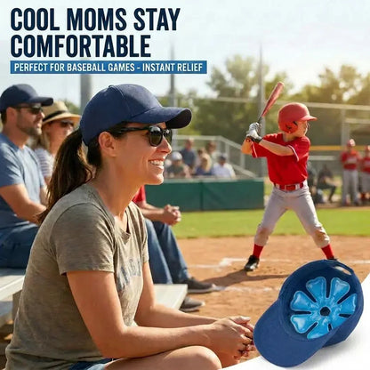 👷‍♂️ Beat the Heat | Reusable Cooling Gel Ice Packs for Hard Hats & Sun Hats, Outdoor Construction Summer Heat Prevention Inserts ❄️