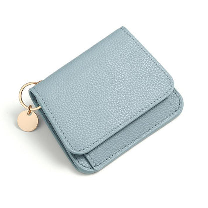 💳 Pocket-Sized Elegance | Women's Elegant Minimalist Short Slim Bifold Purse, RFID Blocking Card Holder & Compact Coin Wallet ✨