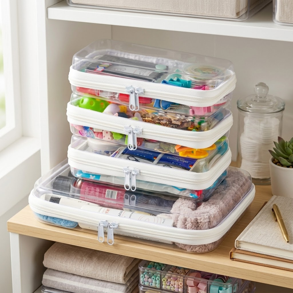💎 End the Guessing Game: The Crystal-Clear, Hard-Shell Organizer That Saves Your Sanity! 🗃️✨