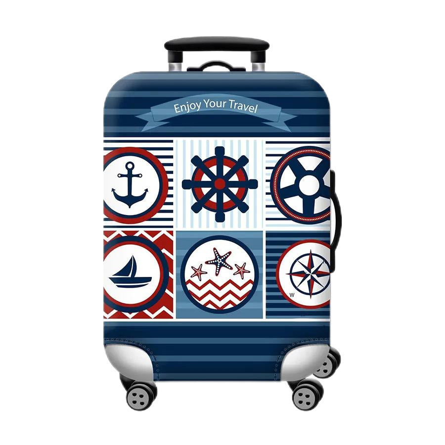 ✈️ Spot Your Bag Instantly | Fashion Cat Print Travel Luggage Cover Protector Anti-Scratch High-Elastic Suitcase Skin 🧳
