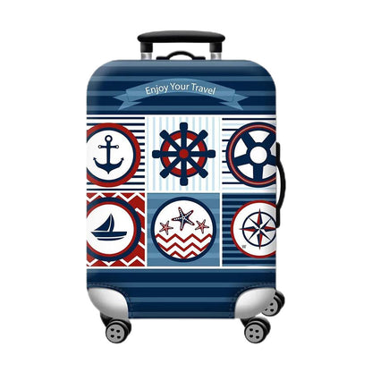 ✈️ Spot Your Bag Instantly | Fashion Cat Print Travel Luggage Cover Protector Anti-Scratch High-Elastic Suitcase Skin 🧳