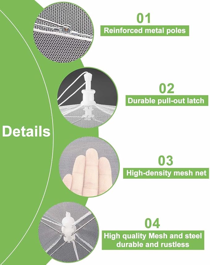 large-food-cover-17-x17-white-nylon-covers-pop-up-umbrella-screen-tents-patio-net-for-outdoor-camping-picnics-parties-bbq-collapsible-and-reusable-6182