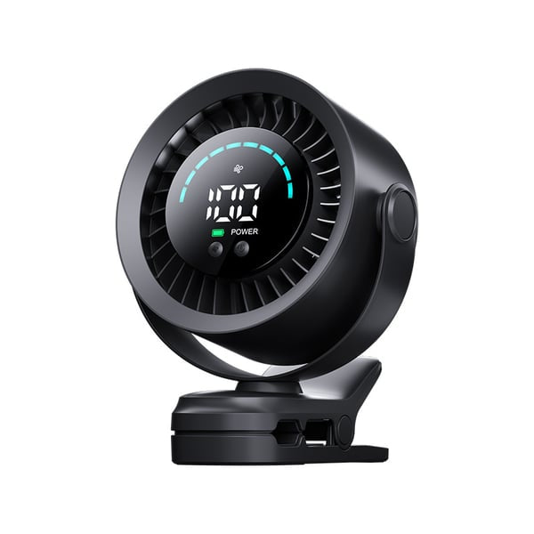 4000mAh Rechargeable Portable Clip on Fan-100-Speed Touch Control