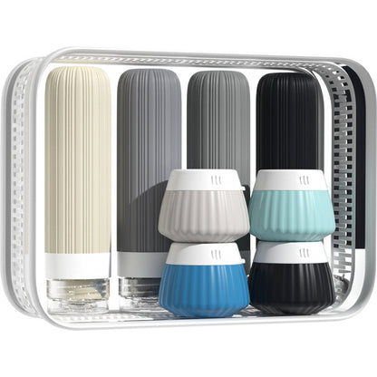 4/8-Piece Silicone Travel Bottle Set