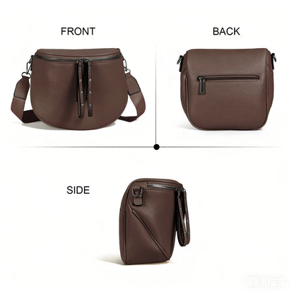 👜 Women's Leather Crossbody Bag | Waterproof, Spacious & Stylish ✨