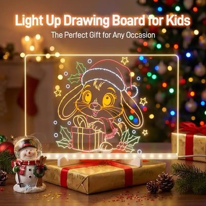 🌈 Spark Creativity, Not Screentime: The LED Neon Drawing Board Your Kids Will Be Obsessed With! ✨🎁