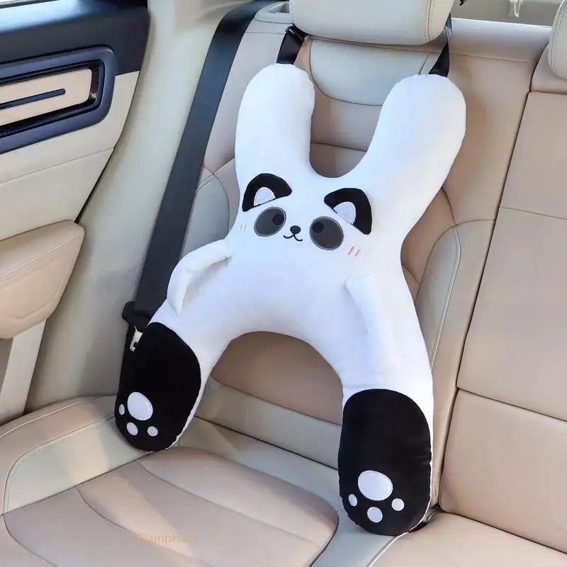 🐷 Cozy Car Neck Pillow for Kids 💖