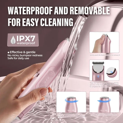 🔥 Erase Razor Bumps For Good: The 2-in-1 Waterproof Electric Bikini Trimmer That Delivers Flawless, Silk-Smooth Skin Without The Waxing Pain! 👙🍑