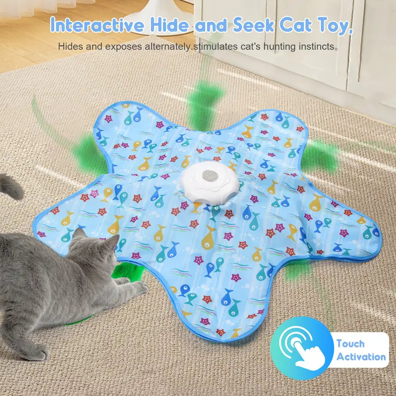 ⚡ Unleash Their Inner Hunter: The Smart Unpredictable Hide-and-Seek Cat Toy That Crushes Boredom Automatically! 🐱🔥