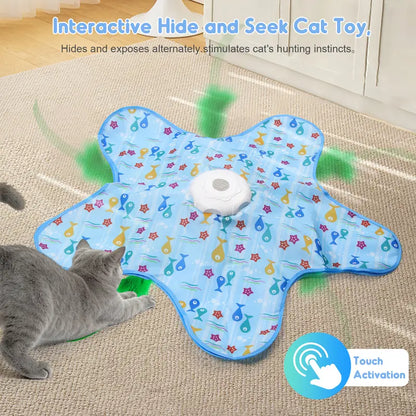 ⚡ Unleash Their Inner Hunter: The Smart Unpredictable Hide-and-Seek Cat Toy That Crushes Boredom Automatically! 🐱🔥