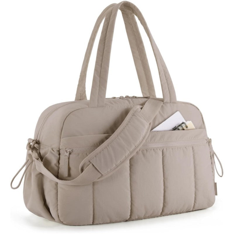 Large Capacity Travel Tote Bag with Wet & Dry Compartment