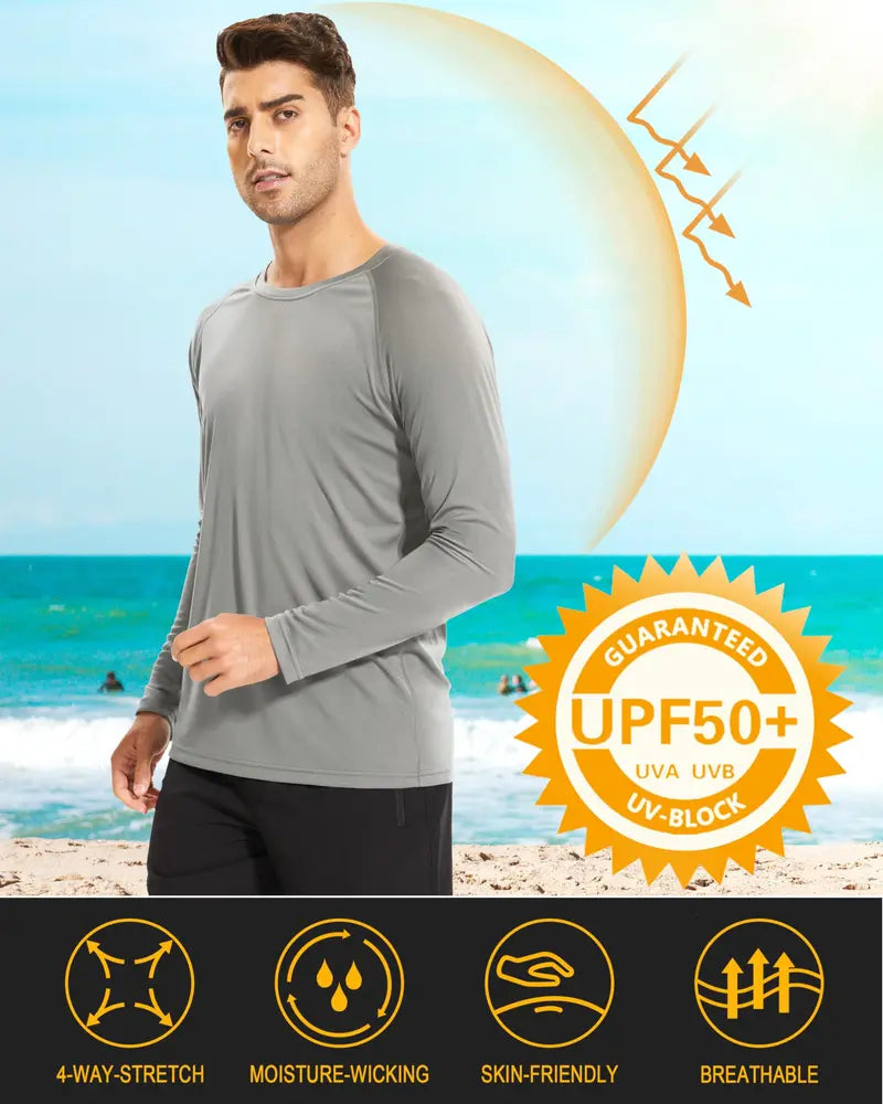 🛡️🏃‍♂️Beat the Heat: The Ultra-Lightweight UPF 50+ Shirt That Keeps You 10° Cooler!