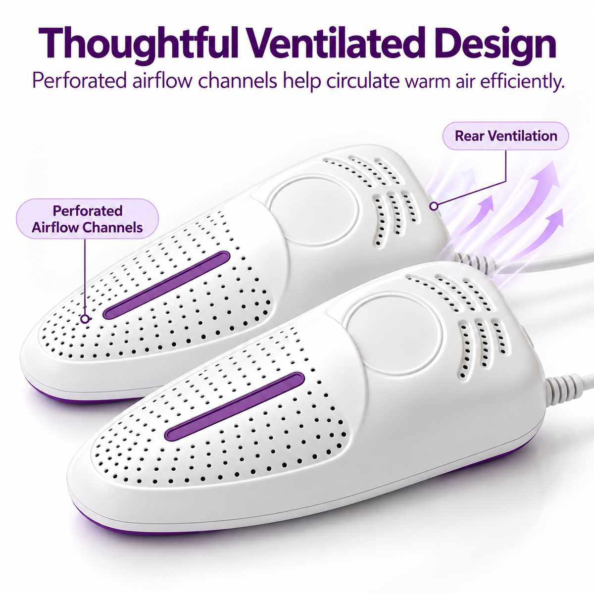 2-in-1 Shoe Dryer & Deodorizer – Quick Drying