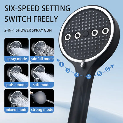 🔥 Fire Your Weak Shower Head: The Powerful 6-Mode High-Pressure Handheld Shower That Transforms Your Bathroom Into A 5-Star Luxury Spa Instantly! 🚿⚡
