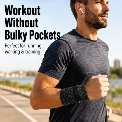 Unisex Zipper Wrist wallet