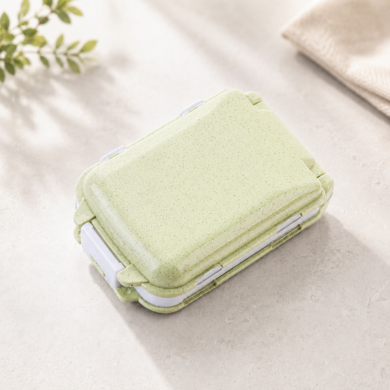 Folding Portable Travel Pill Organizer Box 💊