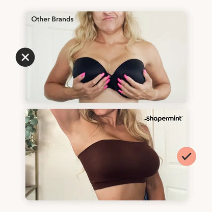 🔥 The Anti-Gravity Summer Wonder: The Wireless 4-Way Convertible Strapless Bra That Stays Up ALL Day Without Slipping Or Digging! 👑🍒